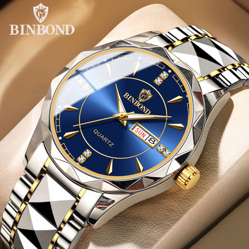 Luxury Watch Top 10 - BINBONG Business Watch Men Warterproof Sports