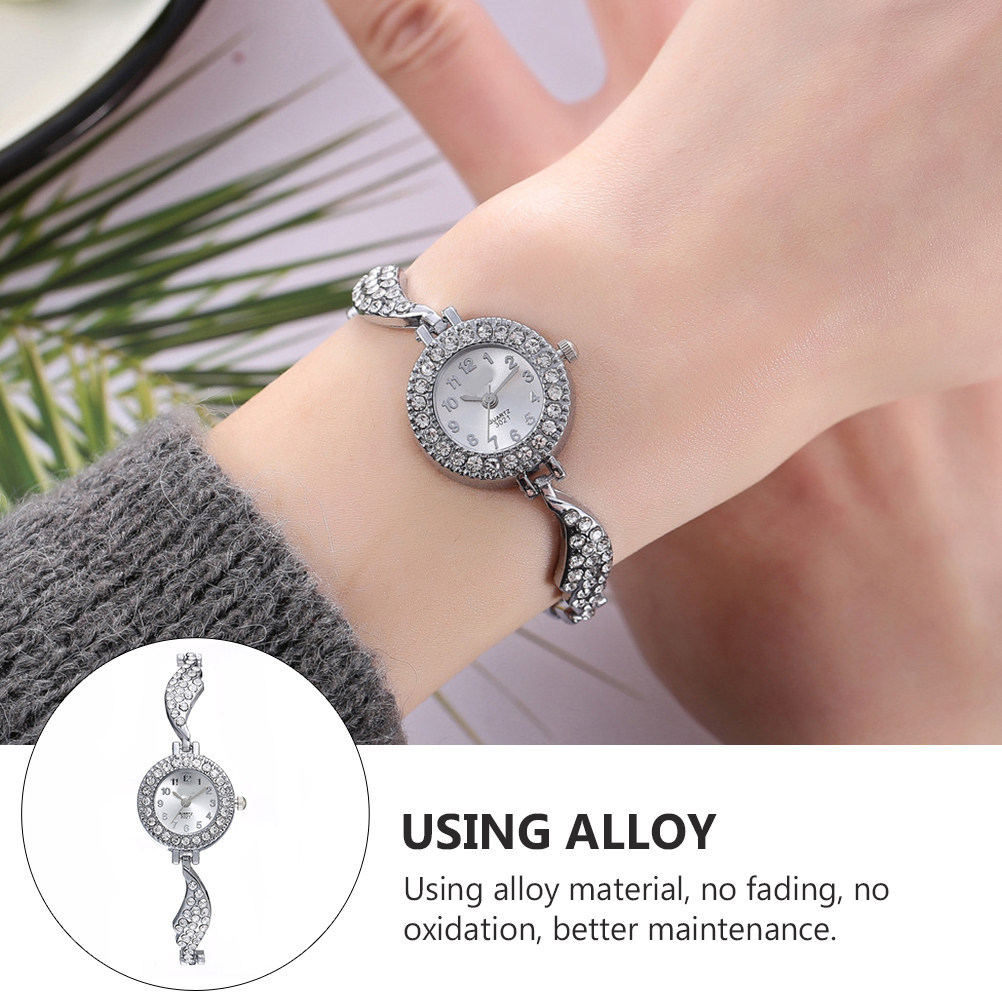 1Pcs Rhinestone Wing Design Wo - Luxury Watch Gift For Her recension och pris