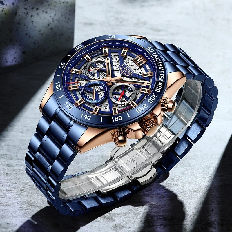 LIGE 2024 New Men Watch Top Br - Luxury Watch Maker recension och pris