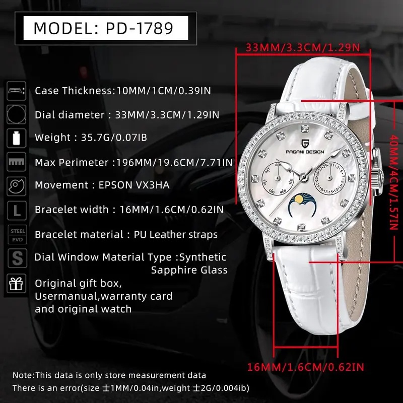 PAGANI DESIGN 1789 Quartz Watc - Luxury Watch Top 10 recension och pris