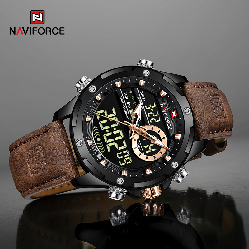 New NAVIFORCE Men Watches Quar - Luxury Watch Maker recension och pris