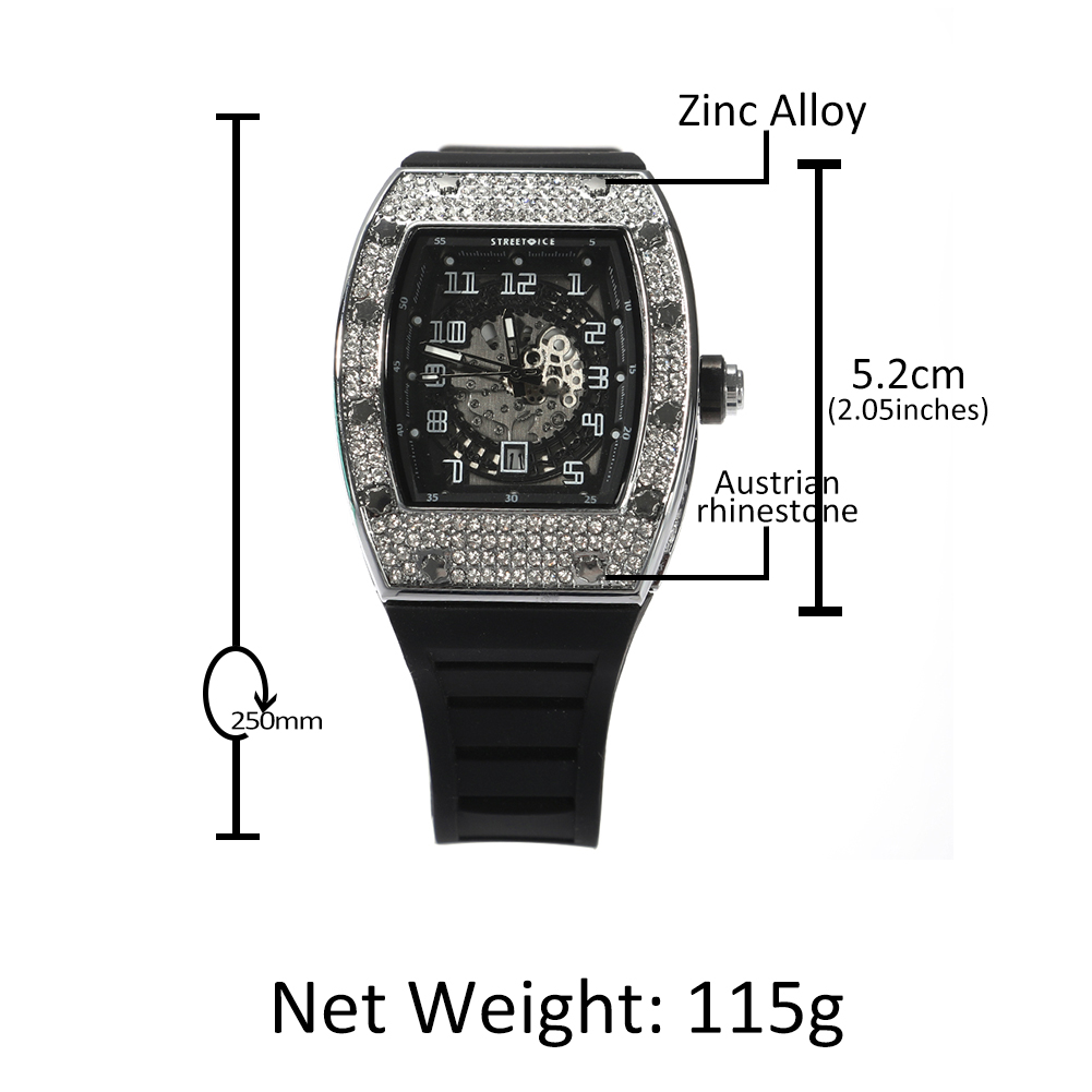 Hip Hop Full Iced Out Square M - Luxury Watch Iceberg recension och pris
